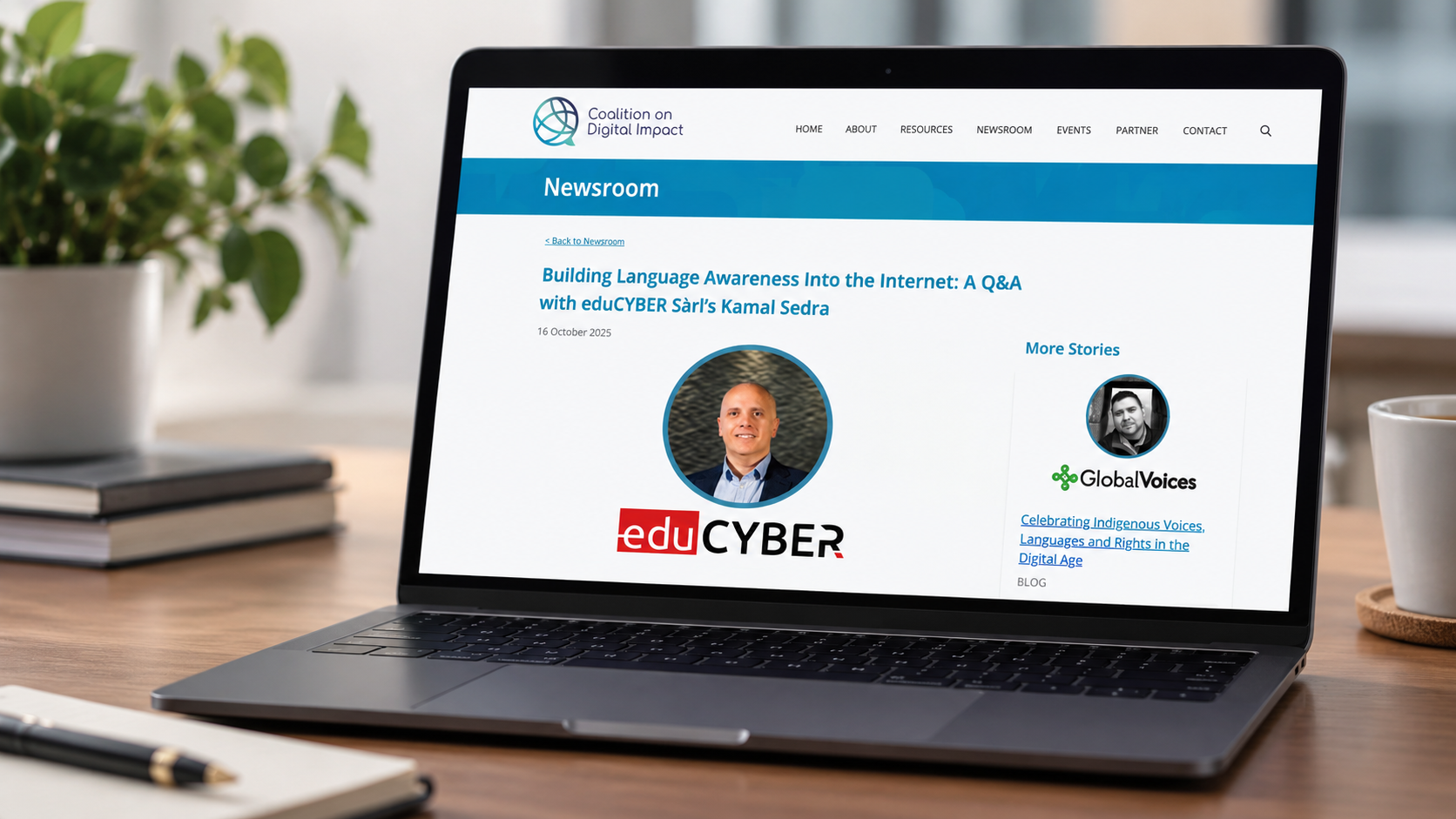 eduCYBER Featured by the Coalition on Digital Impact: Making Cybersecurity Accessible Across Languages